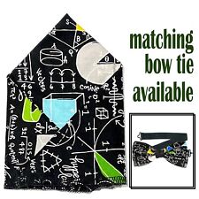 Mathematics Pocket Square & Bow Tie Wedding Prom New Year Party Formal Christmas