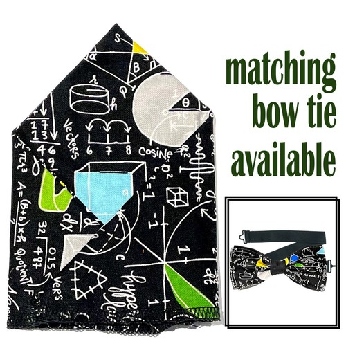 Mathematics pocket square - square, &