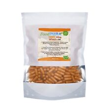 FoodPURA 365 X TURMERIC Curcumin 600mg Capsules - Pure Fresh HIGH STRENGTH Vegan