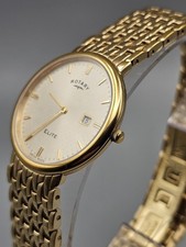 Mens Rotary Elite Gold Plated