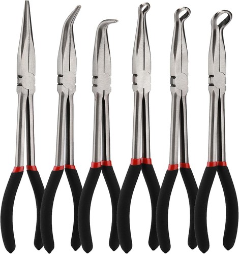 6pcs extra long reach - extra, pliers