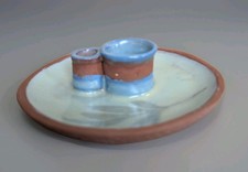 French Studio Pottery Olive