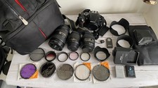 Nikon D3300 SLR + 3 lenses+