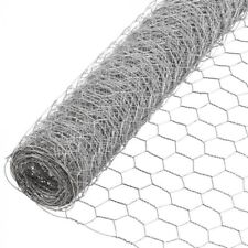 Chicken Wire Mesh Fencing Galvanised Netting Rabbit Fence Pet Garden 5m 10m