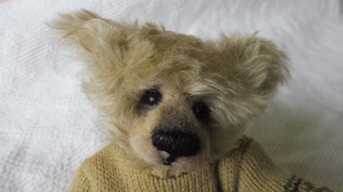 Hand made mohair - hand, needle