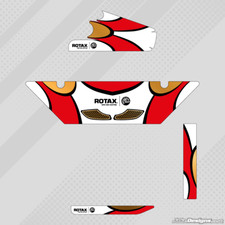 'DR Racing Kart' EUROPEAN STYLE DD2 RADIATOR STICKER KIT - ROTAX - KARTING