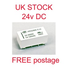 24V Coil Bistable Latching Relay DPDT 2A 30VDC  - High Quality Free Postage