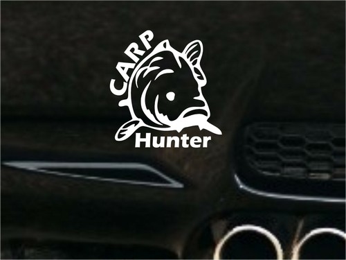 Carp hunter decal fishing - hunter,