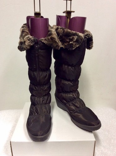 Pavers brown faux fur - pavers, lined