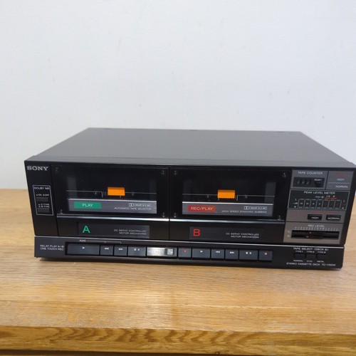 Sony twin cassette deck - cassette, *