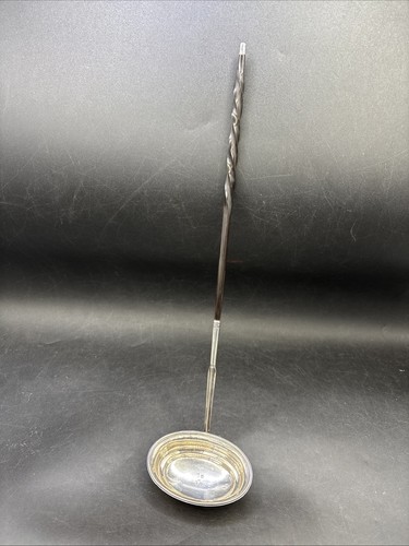Silver toddy ladle with - toddy,