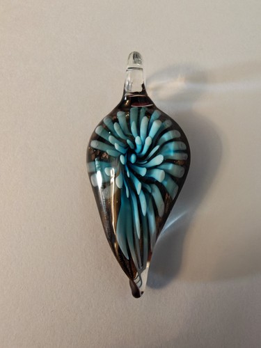 Teardrop shaped art glass - teardrop-shaped,