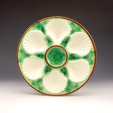 Vintage French Majolica Oyster