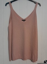 Peacocks XXL Pink Sparkly Vest