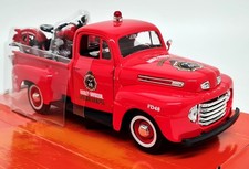 Maisto 1/24 Ford F1 Pickup + Harley Davidson Knucklehead Diecast Model Car