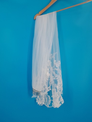 Embroidered sheer white - embroidered,