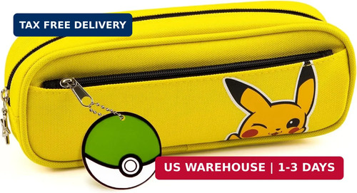 Yellow pencil case - yellow,