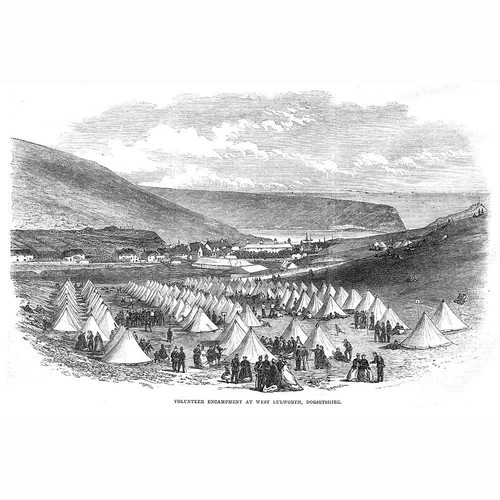 Dorset volunteer encampment - encampment, at