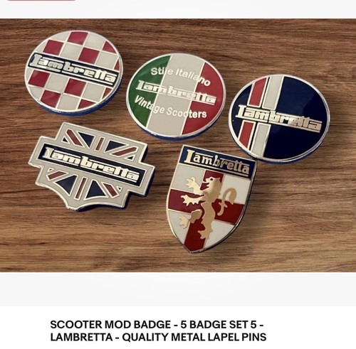 Mod pin badges fred - mod, perry