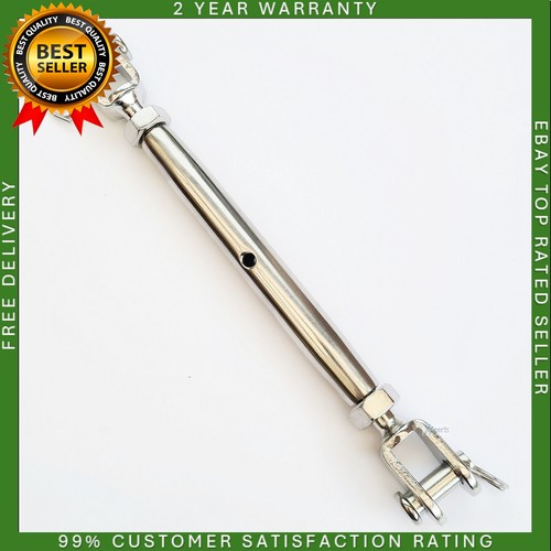 Closed body turnbuckle jaw and - closed,