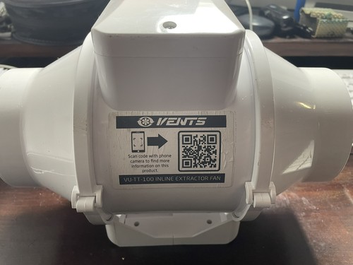 Vents inline extractor fan - vents,