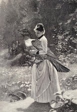 ORIGINAL ART antique shabby