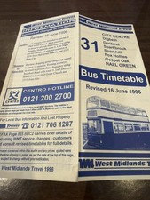 West Midlands Travel Bus