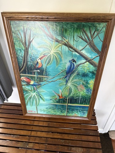 Original oil painting south - painting,