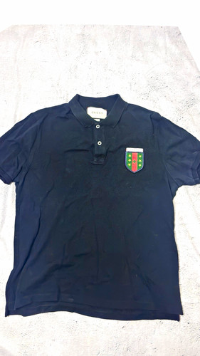 Gucci men black polo - men's,