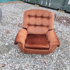 1970s Vintage Brown Velvet