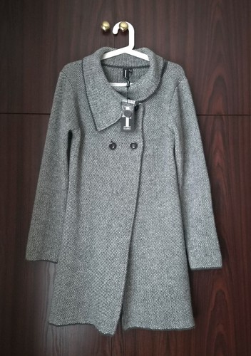 Grey marl double breasted - grey,