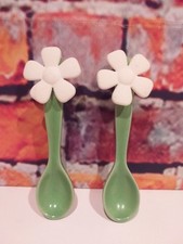 Kikkerland Espresso Flower Pot Spoons Spares X 2 Free Postage