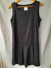 NWOT Next Black Linen Dress Size 12