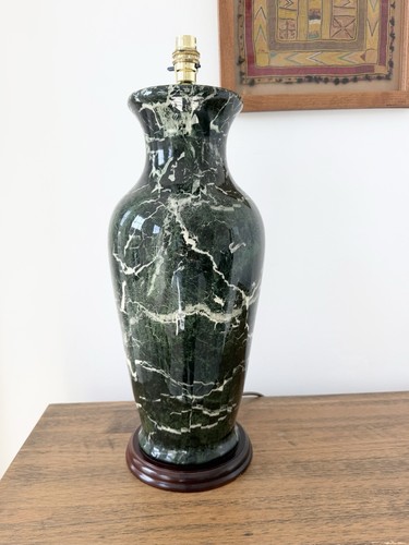 Large vintage green - green, marble