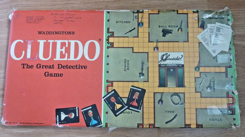 Vintage cluedo board game - board,