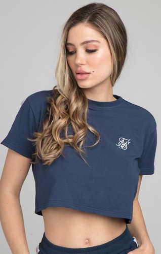 Siksilk womens navy status - womens,