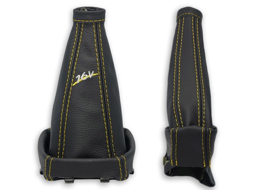 Gear handbrake gaiter leather - handbrake,