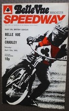 Belle Vue Speedway Programmes