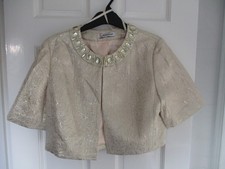 Kaleidoscope  Ladies Embellished Bolero/Jacket Size12 NWOT