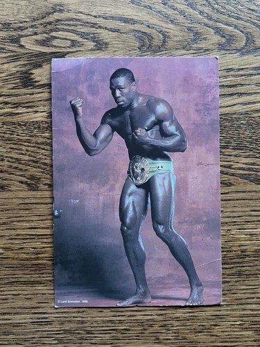 Frank bruno signed postcard - bruno,