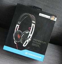 Sennheiser MOMENTUM 1 On-Ear Headband Wired Headphones - Case and Box