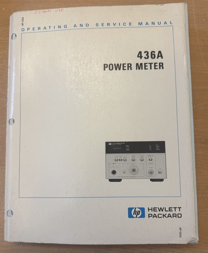 436a power meter operating - hp,