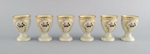 Six rosenthal classic rose egg - six,