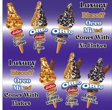 Set ice cream stickers - of, 3