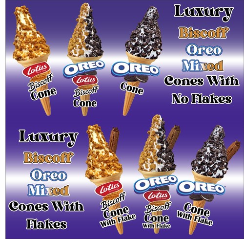 Set ice cream stickers - set, of