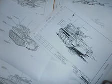 CVR(T) CVRT Scorpion Stowage sketches.CVRT. x 7
