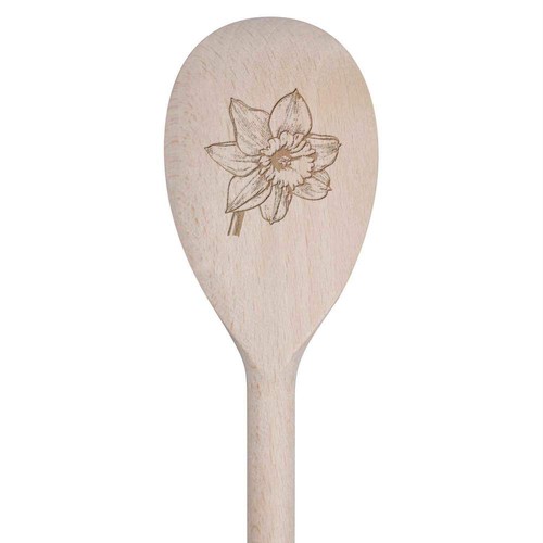Welsh daffodil wooden - wooden, spoon