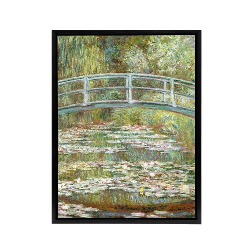 Bridge over pond water - bridge, of