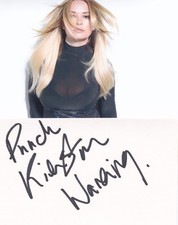 Kierston Wareing  Autograph on