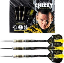 Dave Chisnall Chizzy 90% Tungsten Steel Tip Tournament Darts Set 22g-24g